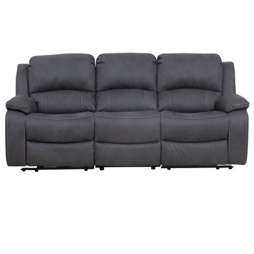 3-Sitzer-Sofa - anthrazit - Microfaser - mit Relaxfunktion Image