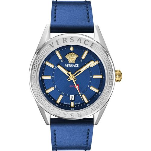 Versace V-Code GMT VEAFA0124 Herrenuhr V-Code GMT
