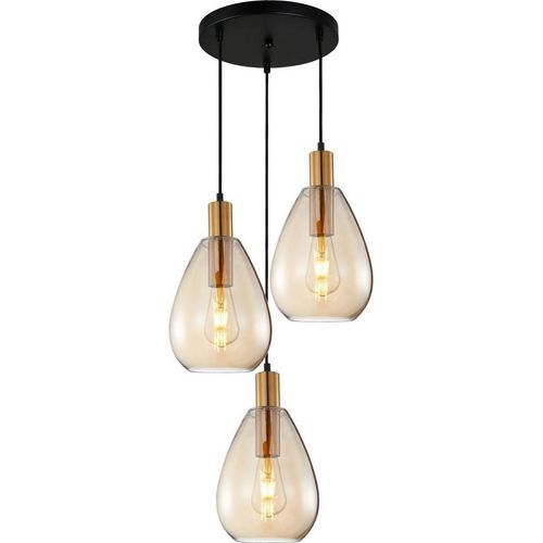 Zulo Hängelampe PND-27812-3A-BRO-AMB Italux