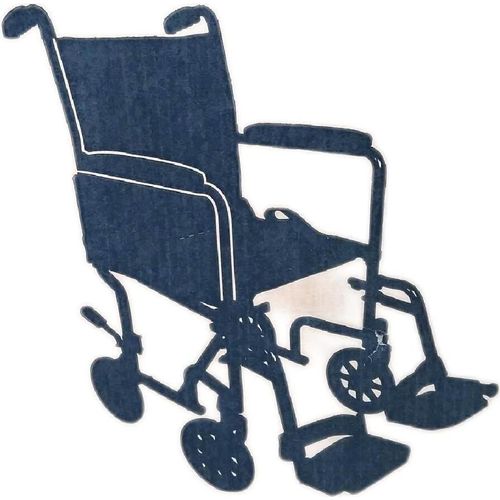PEPE Rollstuhl faltbar Mobilitätshilfen leicht schmal Sitz 38 cm Transportmittel
