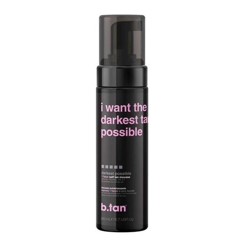 B.tan I Want The Darkest Tan Possible Tan Mousse 200 ml