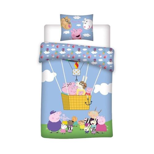 Peppa Pig - Junior Size 100x140 cm - Bettwäsche