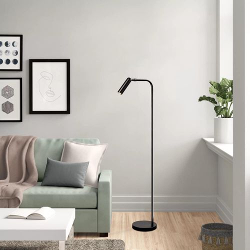 Opviq, Uur - 6051, Stehlampe, Schwarz, 22 x 22 x 120 cm