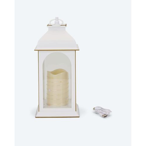 Outdoor-Laterne mit LED-Kerze