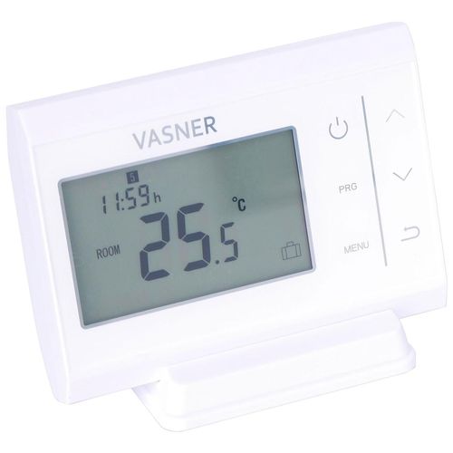 VASNER Thermostat-Sender "VTS35", weiß, B:13,5cm H:13,5cm T:2,2cm, Raumthermostate, für Infrarotheizung, programmierbar