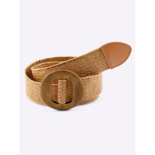 Taillengürtel HEINE, Damen, Gr. 11,5, braun (cognac), Gürtel