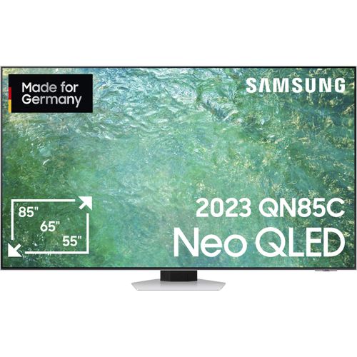 SAMSUNG LED-Fernseher, Energieeffizienz: D (A-G), schwarz (strahlendes silber), 85 ″, Fernseher, Neo Quantum HDR, Neural Quantum Prozessor 4K, Gaming Hub