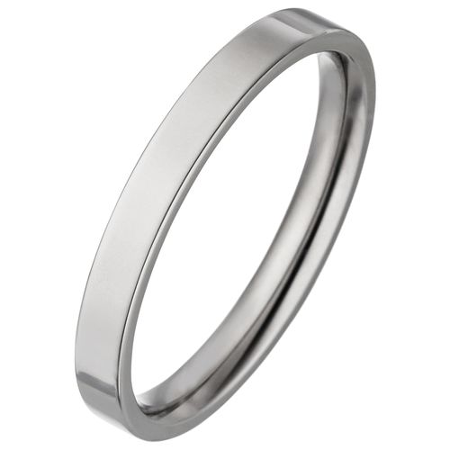 Partnerring JOBO "Ring Titanring Herrenring" Gr. 60, grau (titanfarben), Fingerringe, Damen, 60, Titan, Titan