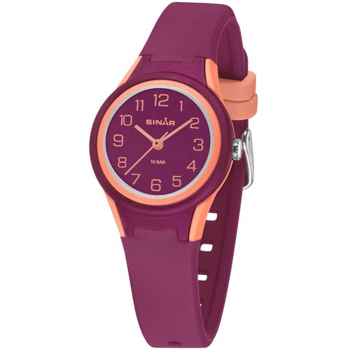 Quarzuhr SINAR, lila (beere, apricot), Armbanduhren, Kinder, Armbanduhr,Kinderuhr Jungen,Mädchen,Geschenkidee, bis 10 bar wasserd.