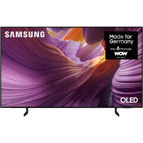 SAMSUNG OLED-Fernseher "GQ83S85FAE OLED-Fernseher", Energieeffizienz: F (A-G), schwarz, 83 ″, Fernseher, HDR, Dolby Atmos & AI Sound, Pantone Farben, Gaming Hub, bis zu 120Hz