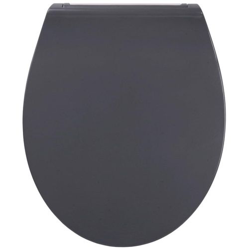 WC-Sitz SANILO "Flat", grau, B:37cm L:44,5cm, Duroplast, WC-Sitze, mit Absenkautomatik