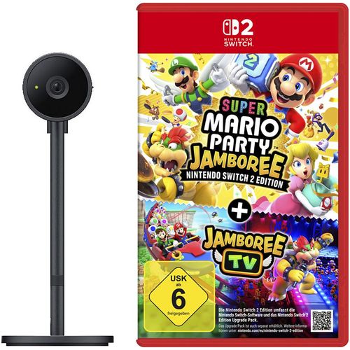 NINTENDO SWITCH 2 Spielesoftware "Mario Party Jamboree Switch 2 Edition + Kamera", transparent (ohne farbbezeichnung), Nintendo Switch 2, Spielesoftware