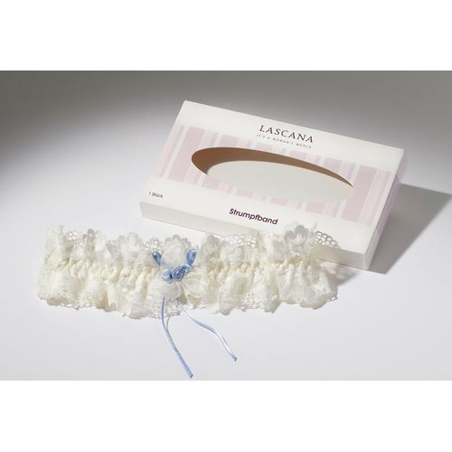 Strumpfband LASCANA, Damen, beige (creme), Spitze, Obermaterial: 87% Polyamid, 13% Elasthan, Strumpfhalter, aus edler Spitze, sexy Dessous, Reizwäsche