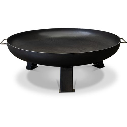 Feuerschale TEPRO "Toskana", schwarz, B:80cm H:33cm L:88cm, Stahl, Feuerkörbe, 80 cm