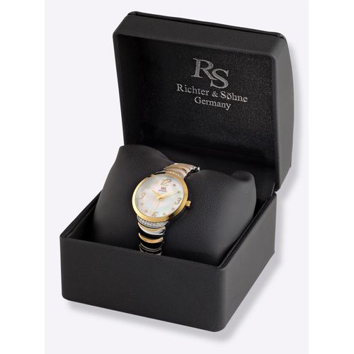 Armband, bunt (bicolor, bicolor), Armbänder, Damen, Edelstahl, Armband