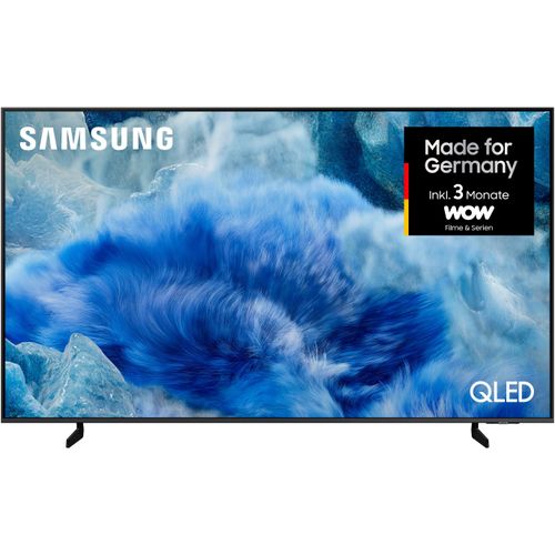 SAMSUNG QLED-Fernseher "GQ85Q8FAAU QLED-Fernseher", Energieeffizienz: E (A-G), schwarz, 85 ″, Fernseher, Quantum HDR+, Knox Security, Art Store, 3D Sound, Gaming Hub, AI TV