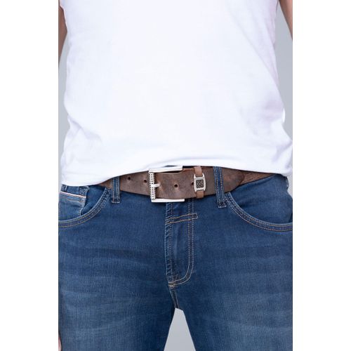 Ledergürtel CAMP DAVID, Damen, Gr. 90, braun, Leder, Gürtel Ledergürtel, mit verstellbarer Weite