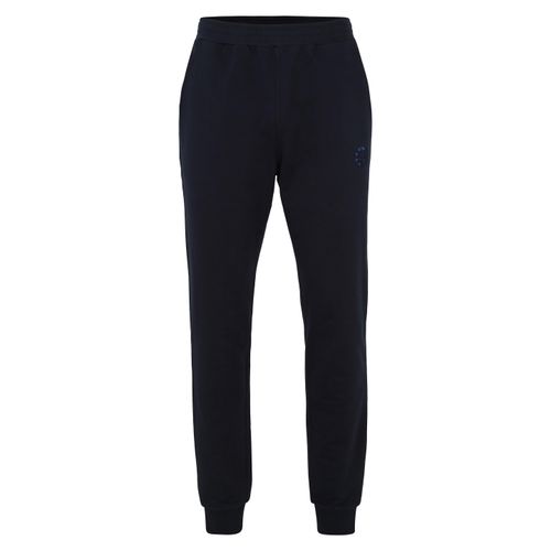 Sweathose AHORN SPORTSWEAR, Herren, Gr. 8XL, EURO-Größen, schwarz, 100% Baumwolle, unifarben, lang, Hosen Sweathose, mit kleiner Logo-Stickerei