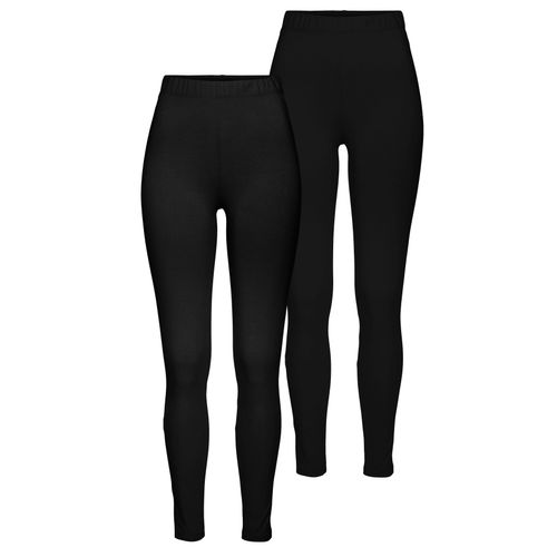 Leggings BOYSEN'S, Damen, Gr. 50 (XL), N-Gr, schwarz (schwarz, schwarz), Jersey, Obermaterial: 95% Baumwolle, 5% Elasthan, unifarben, Basic, sehr figurbetont knöchellang, Hosen, mit Baumwolle NEUE FARBE, Topseller