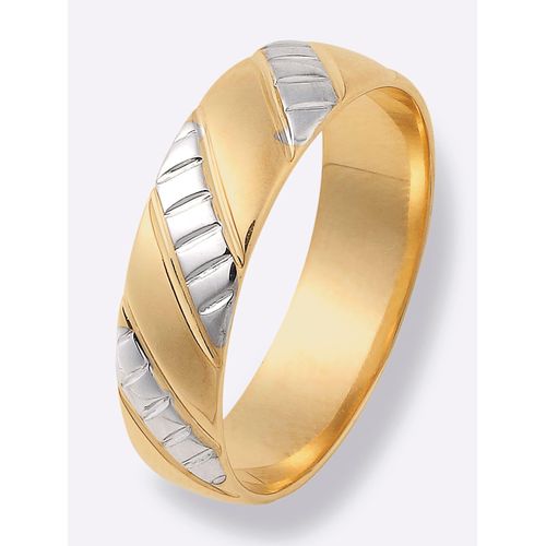 Fingerring LADY Gr. 17, gold (gelbgold 375), Fingerringe, Damen, 17, Metall, Fingerring