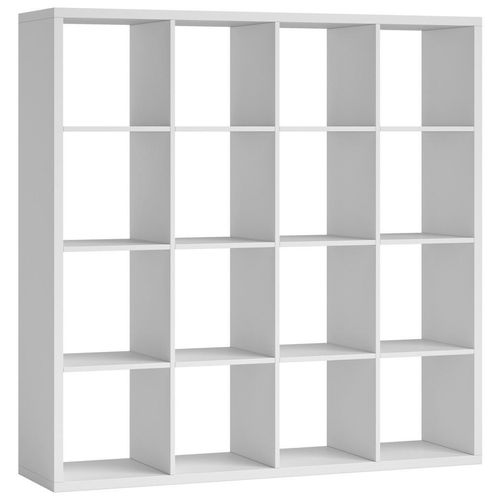 Carryhome Raumteiler Style , Weiß , Holzwerkstoff , 147x147x38 cm , Made in EU , Beimöbel erhältlich , Wohnzimmer, Raumteiler & Paravents, Raumteiler