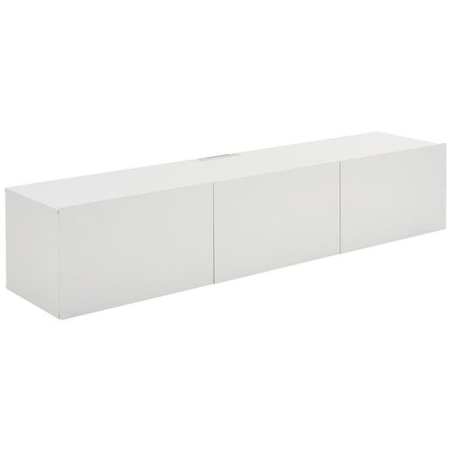 Hom`in Lowboard , Weiß , Holzwerkstoff , 180x36.7x42 cm , hängend , Wohnzimmer, Wohnwände, Lowboards