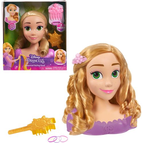 Just Play B.V. Schmink- und Frisierkopf Disney Princess - Rapunzel Styling Head