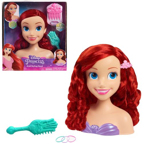 Just Play B.V. Schmink- und Frisierkopf Disney Princess - Ariel Styling Head