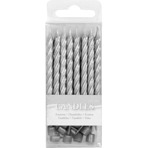 Folat BV - Silver Candles 16 pcs.