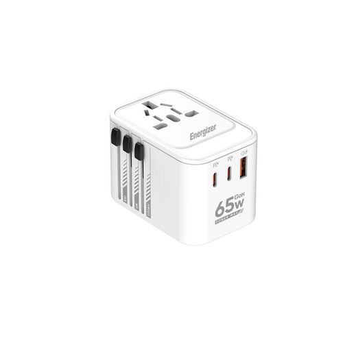 Energizer Globales Reiseladegerät - 65W - PD (2xUSB-C + USB-A)