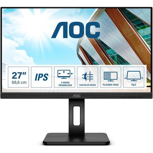 AOC Q27P2Q - LED-Monitor - 68.6 cm (27") - 2560 x 1440 QHD @ 75 Hz
