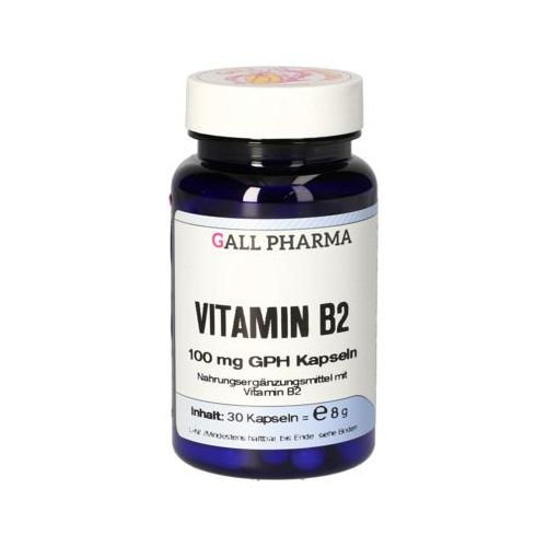 VITAMIN B2 100 mg GPH Kapseln 30 St