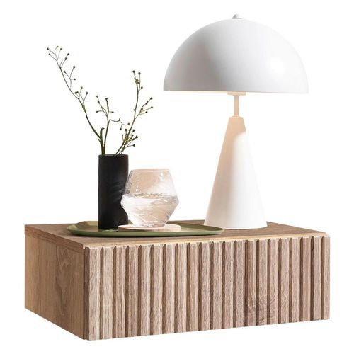 Boxxx Nachtschrank , Eiche Artisan , Holzwerkstoff , 1 Schubladen , 42x14x30 cm , hängend , Schlafzimmer, Nachttische