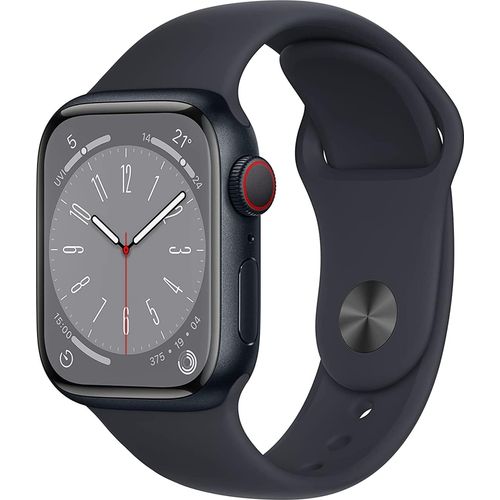 Apple Watch 8 Cell 41mm Alu Midnight/Midnight Sport Band