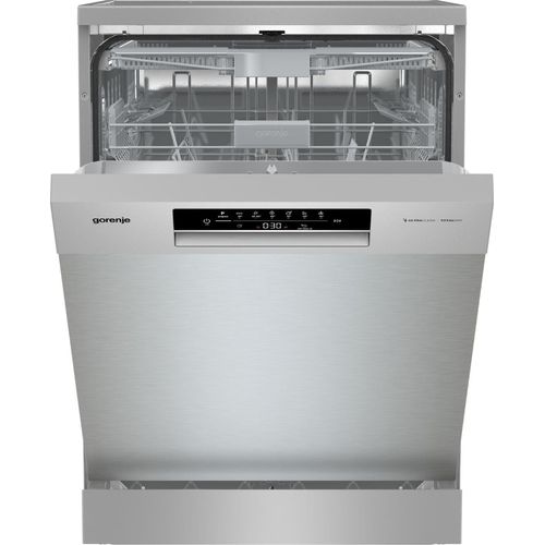 Gorenje GS643C90X Geschirrspüler, freistehend, FlexUse, 16 Maßgedecke, 60 cm, silber