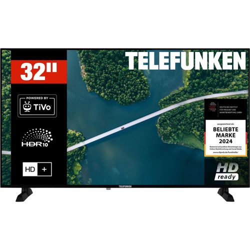 Telefunken XH32TP900S Fernseher 32 Zoll Smart TV powered by TiVo HD, HDR TV, HD+ 6 Monate (2026)