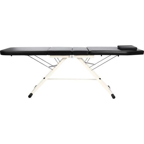 Massagetisch, ergonomisches Design, faltbares Merkmal, schwarz