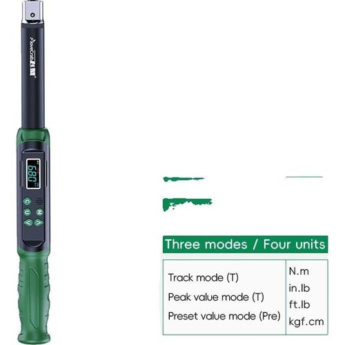 Drehmomentschlüssel, wechselbare Köpfe, hochpräzise Messung, 6.8-135N.m