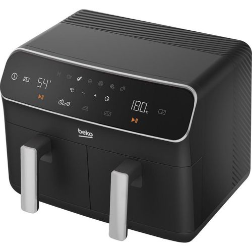 Beko FRL5388B, Heiluftfritteuse, 8,5 l, Doppel, Schwarz, Berhrung, Eigenstndig