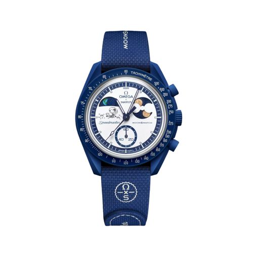 Swatch x Omega Moonswatch Mission To Earthphase Moonshine Gold