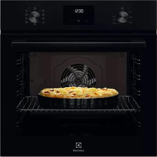 Einbaubackofen 72 l 60 cm katalytisch schwarz Electrolux EOD3C04K