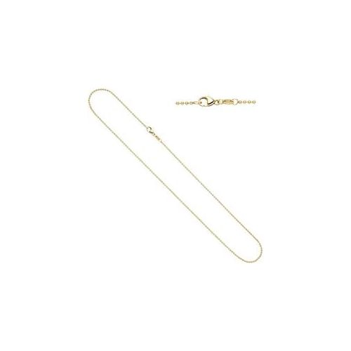 Goldkette JOBO, gelb (gelbgold 585), Halsketten, Damen, Gelbgold 585, L: 45, Goldkette, Kugelkette 585 Gold 45 cm 1,5 mm