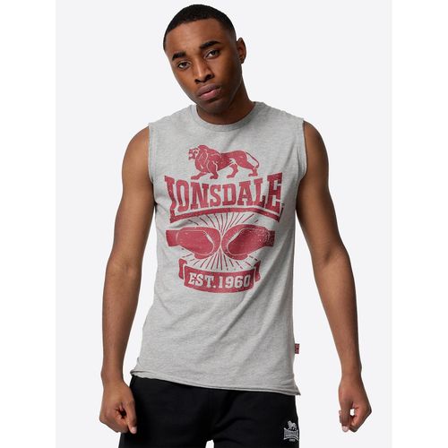 Lonsdale Herren ärmelloses T-Shirt schmale Passform CLEATOR