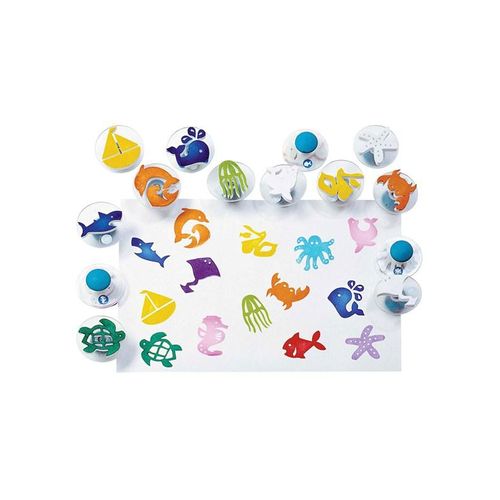 Colorations - Easy Grip Sea Life Stamps 14pcs.