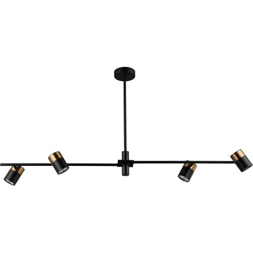 Deckenleuchte mit Strahlern ELICE PND-58892-4-BK-BRO Italux