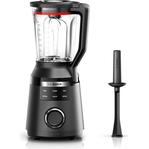 Bosch Hochleistungsmixer, Smoothie Maker, 1800W, VitaPower Serie 6 MMB6652B, 45.000 U-min, Programme für heiße Suppe & Reinigung, 2L,