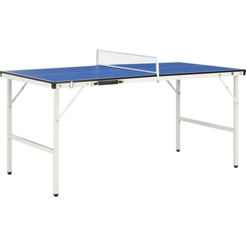 Möbel Tischtennisplatte mit Netz 5 Fuß 152×76×66 cm Blau - Outdoor-Tischtennisplatten 91946