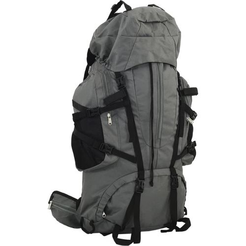 Wanderrucksack Grau 100 L Oxford-Gewebe