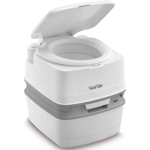 Campingtoilette THETFORD "Porta Potti 165 tragbare Toilette", weiß, Campingtoiletten, KinderB:38,3cm H:41,4cm T:42,7cm, Kunststoff, B:38,3cm H:41,4cm T:42,7cm