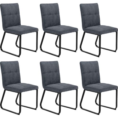Essgruppe BYLIVING, braun (braun, dunkelgrau, dunkelgrau, schwarz), B:160cm H:95,5cm T:62cm, FSC-zertifizierter Holzwerkstoff, Sitzmöbel-Sets